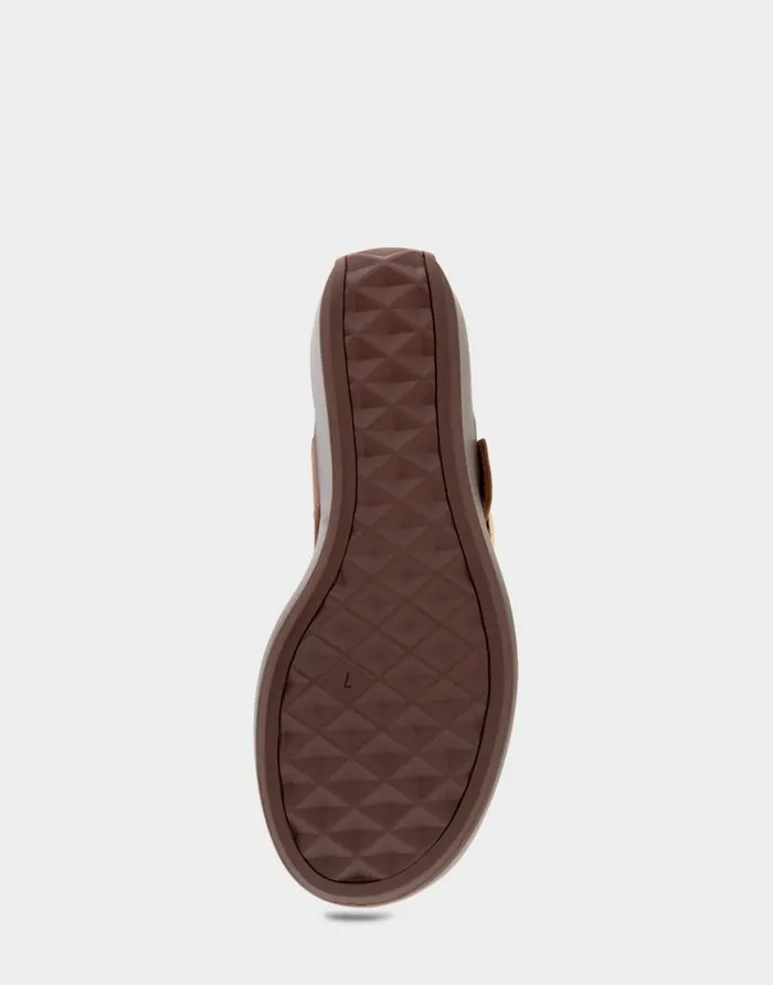 Aerosoles Comfortable Women039s Buckle Detail Wedge Thong Sandal In Tan Faux Leather Tan Faux Leather Women Clogs and Mules