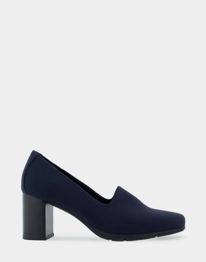 Aerosoles Comfortable Women039s Heeled Pump In Navy Stretch Fabric Navy Stretch Fabric Women Pumps Aerosoles Comfortable Women039s Heeled Pump In Navy Stretch Fabric Navy Stretch Fabric Women Pumps