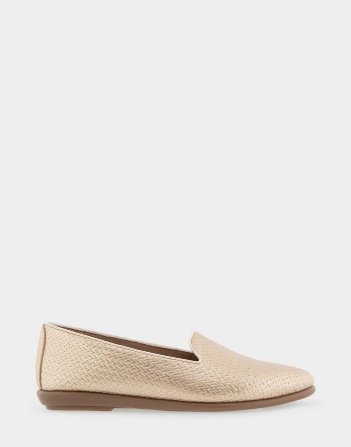 Aerosoles Comfortable Women039s Loafer In Soft Gold Faux Leather Soft Gold Faux Leather Women Wide Width Flats Aerosoles Comfortable Women039s Loafer In Soft Gold Faux Leather Soft Gold Faux Leather Women Wide Width Flats