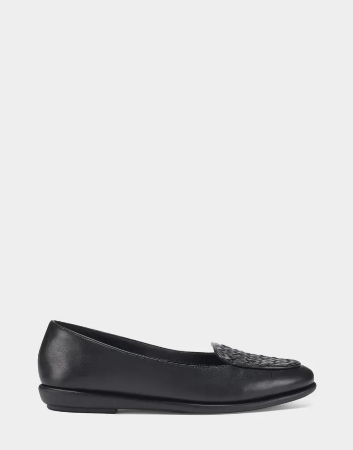 Aerosoles Comfortable Women039s Woven Plug Loafer In Black Faux Leather Black Faux Leather Women Clogs and Mules Aerosoles Comfortable Women039s Woven Plug Loafer In Black Faux Leather Black Faux Leather Women Clogs and Mules