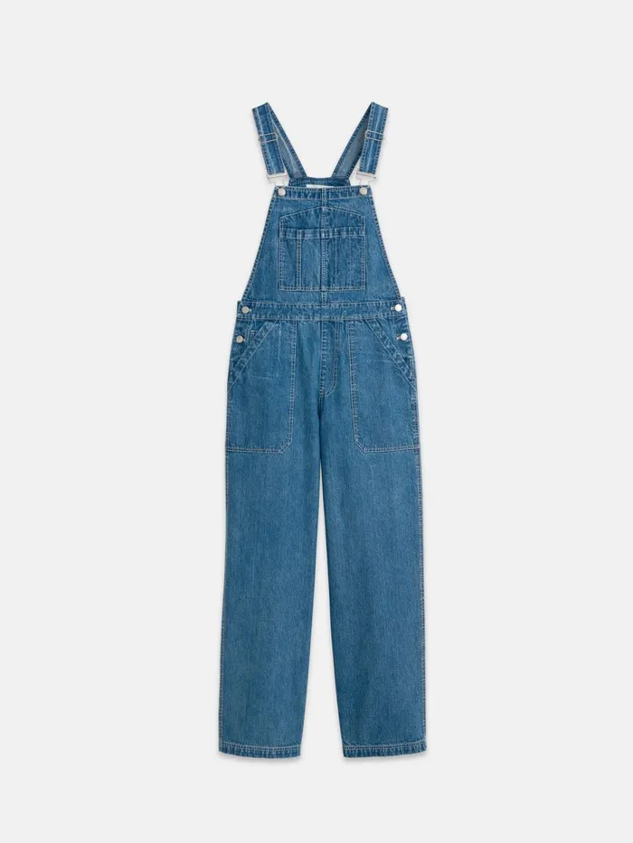 Alex Mill Denim Women Lili Overall In Denim Paris Medium Wash