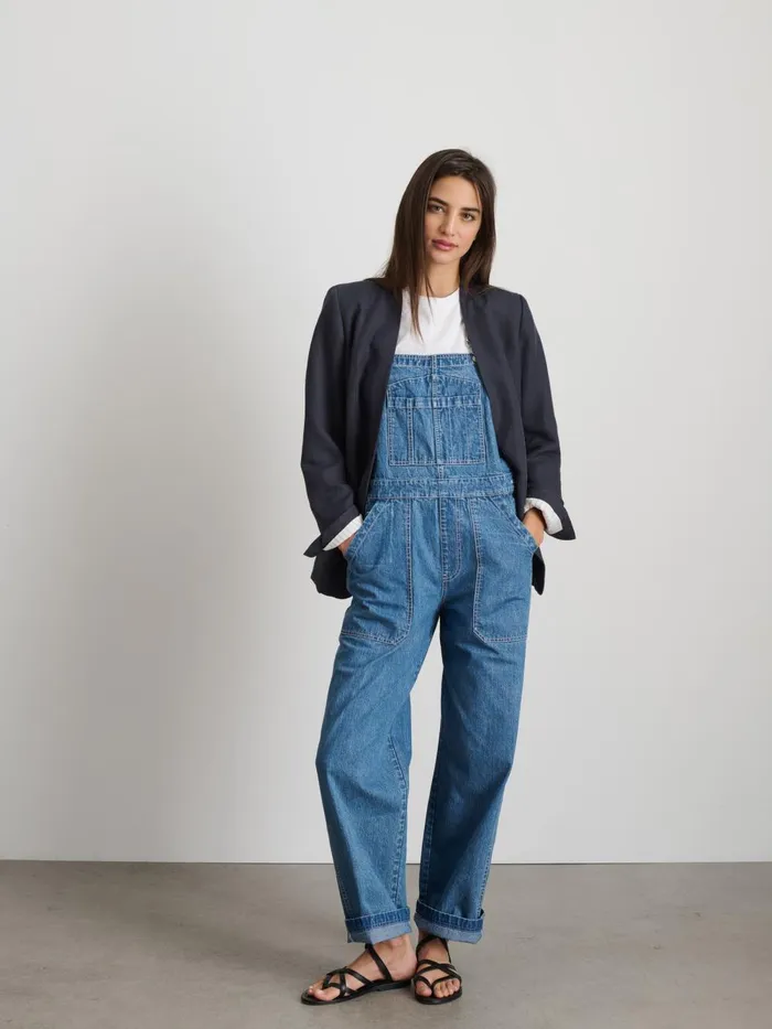 Alex Mill Denim Women Lili Overall In Denim Paris Medium Wash