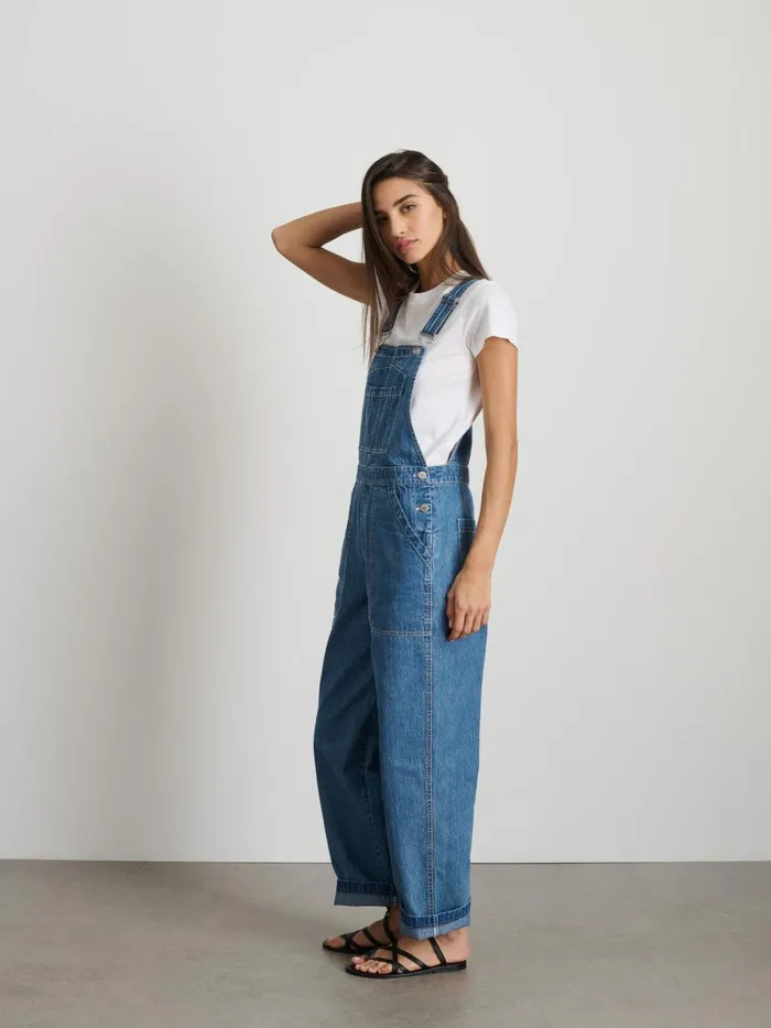 Alex Mill Denim Women Lili Overall In Denim Paris Medium Wash