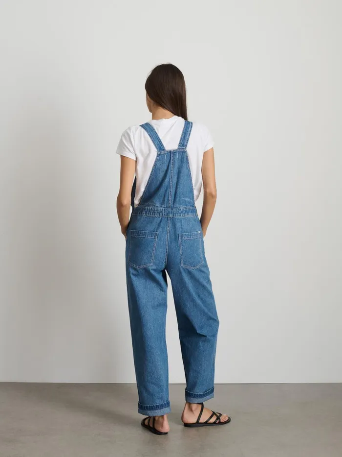 Alex Mill Denim Women Lili Overall In Denim Paris Medium Wash