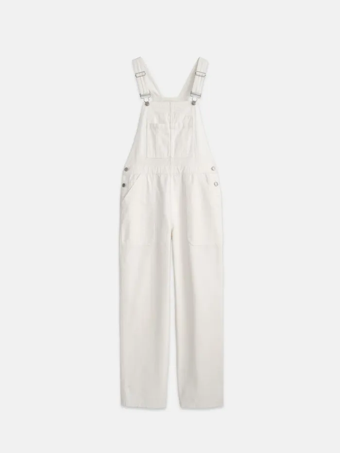 Alex Mill Denim Women Lili Overall In White Denim White