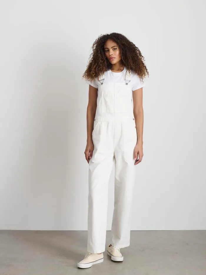 Alex Mill Denim Women Lili Overall In White Denim White
