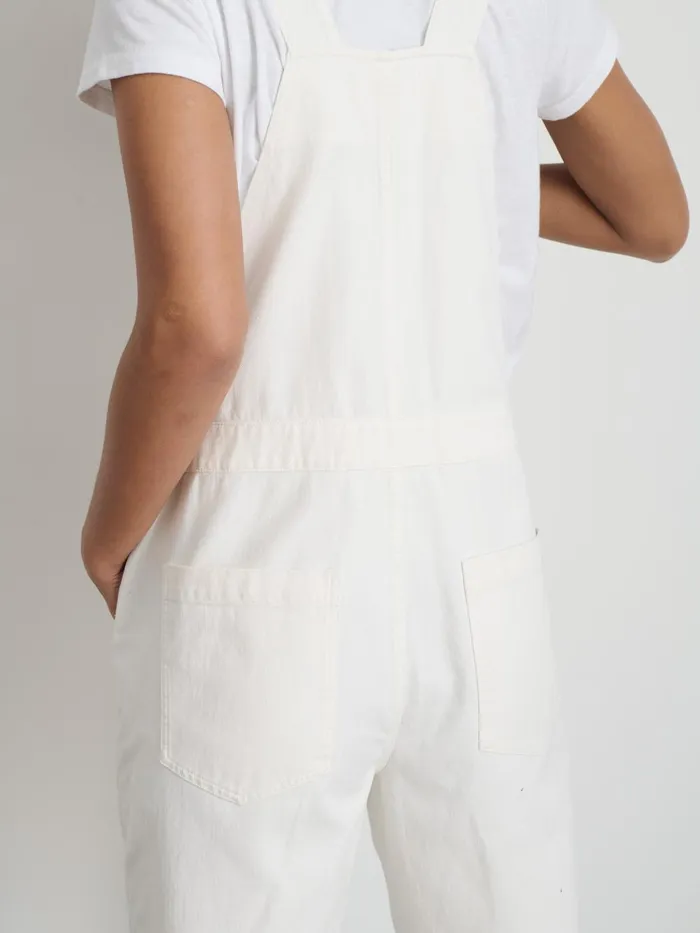 Alex Mill Denim Women Lili Overall In White Denim White