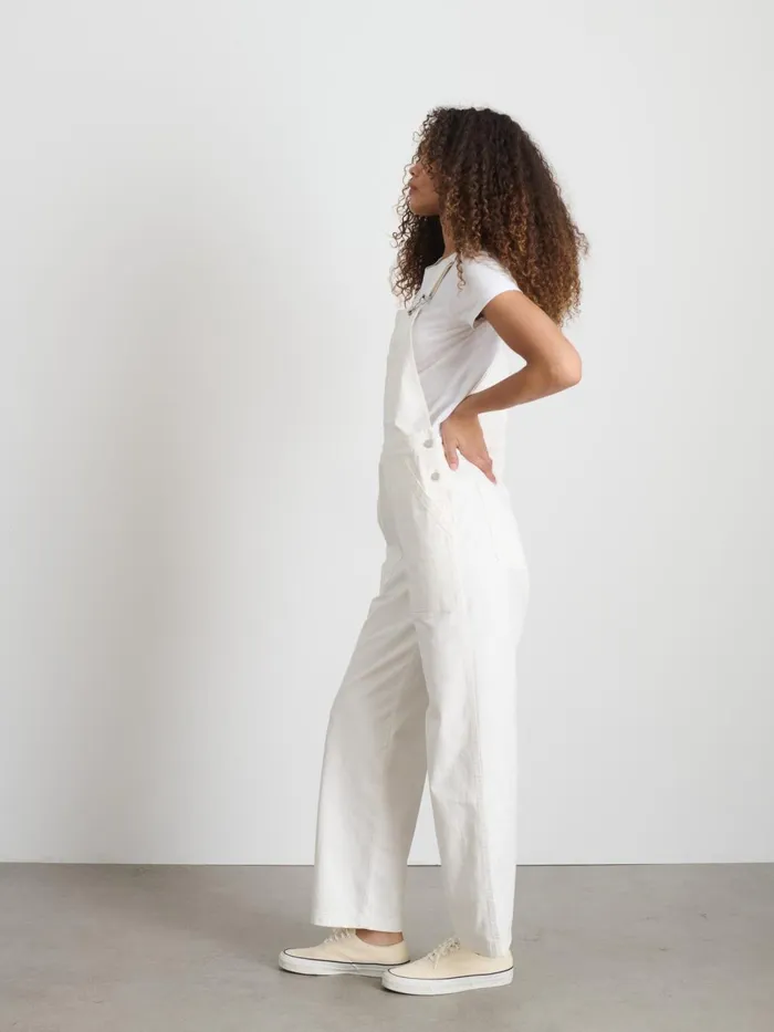 Alex Mill Denim Women Lili Overall In White Denim White