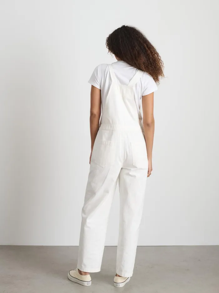 Alex Mill Denim Women Lili Overall In White Denim White