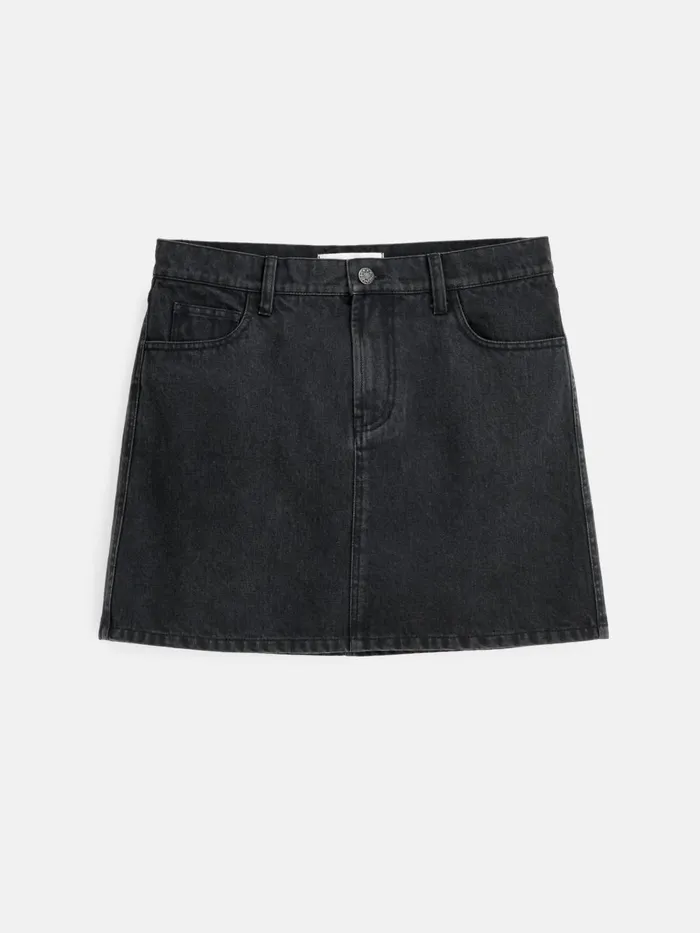 Alex Mill Dresses Skirts Women Andie Mini Skirt In Black Denim