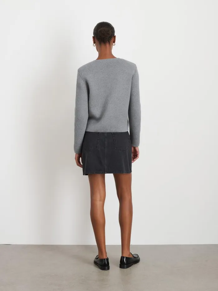 Alex Mill Dresses Skirts Women Andie Mini Skirt In Black Denim