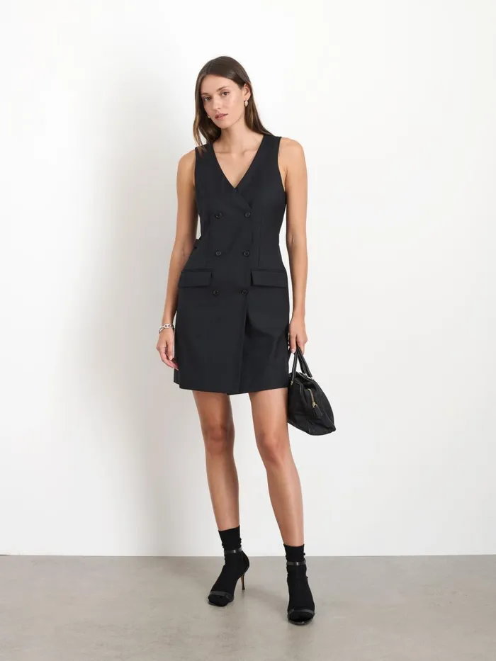 Alex Mill Dresses Skirts Women Jane Vest Dress In Wool Blend Alex Mill Dresses Skirts Women Jane Vest Dress In Wool Blend