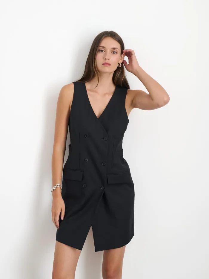 Alex Mill Dresses Skirts Women Jane Vest Dress In Wool Blend Alex Mill Dresses Skirts Women Jane Vest Dress In Wool Blend