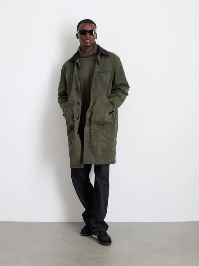 Alex Mill Jackets Coats Men George Coat In Waxed Canvas