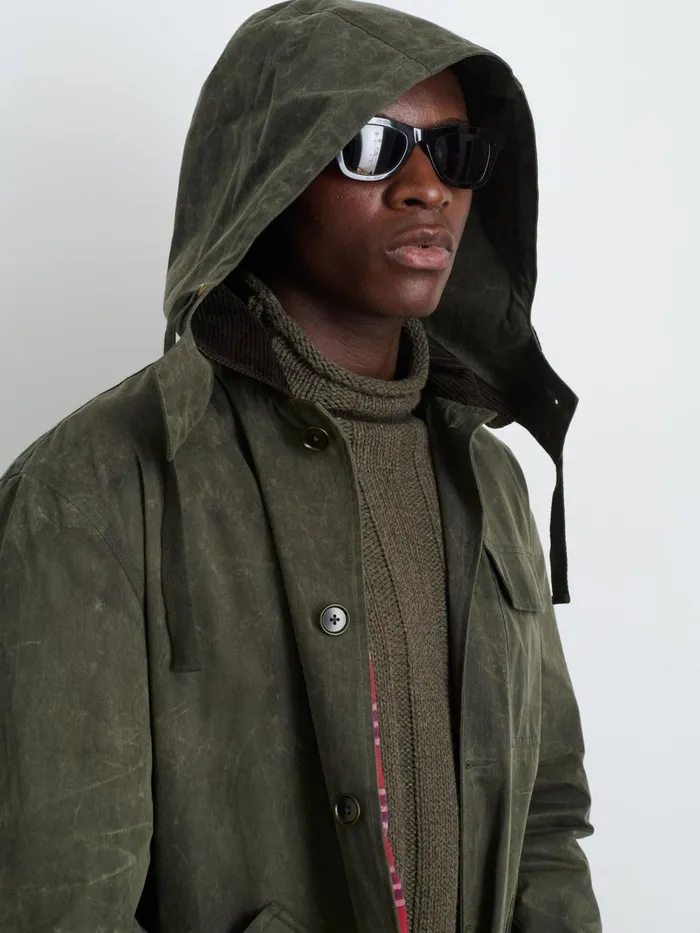 Alex Mill Jackets Coats Men George Coat In Waxed Canvas