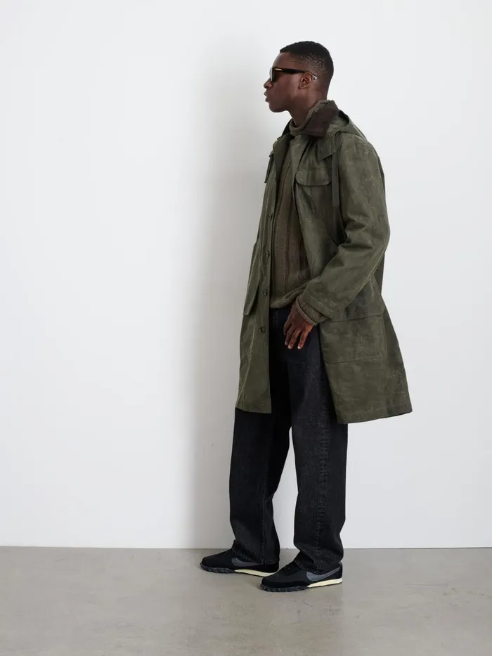 Alex Mill Jackets Coats Men George Coat In Waxed Canvas