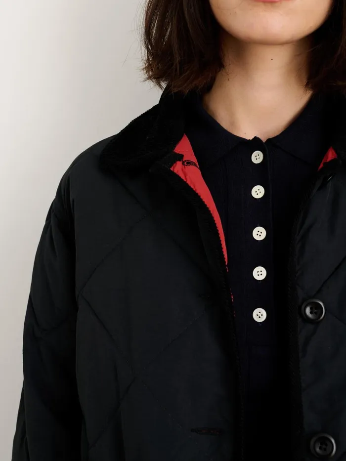 Alex Mill Jackets Outerwear Women Quinn Quilted Jacket Black