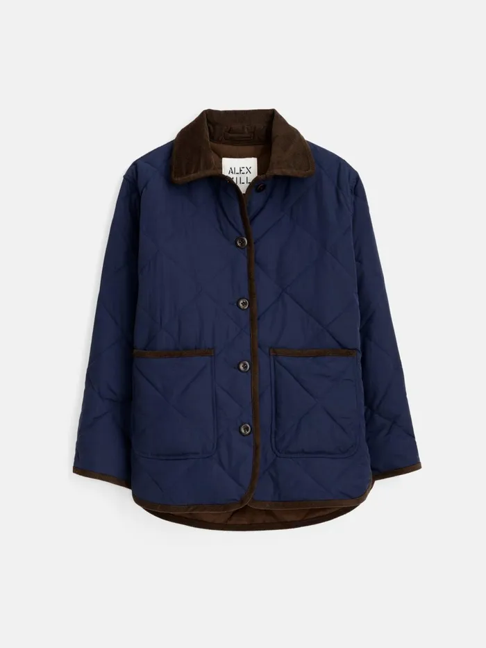 Alex Mill Jackets Outerwear Women Quinn Quilted Jacket Navy
