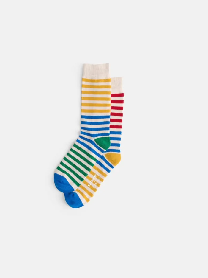 Alex Mill Pajamas Slippers Men P039jimmies Multistripe Socks