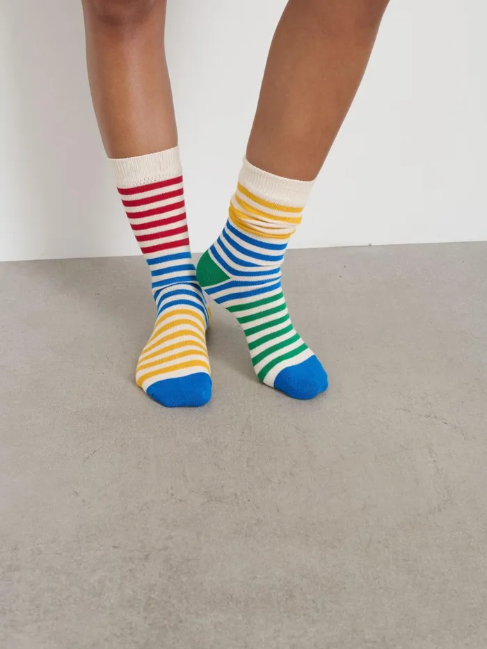Alex Mill Pajamas Slippers Men P039jimmies Multistripe Socks
