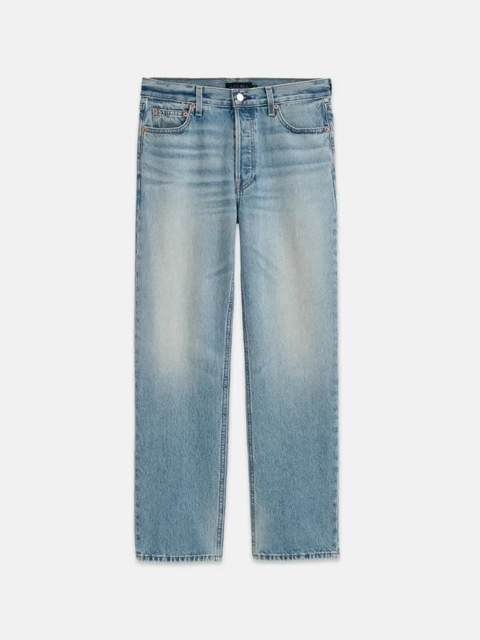 Alex Mill Pants Women Bev Relaxed Jean Vintage Light Indigo
