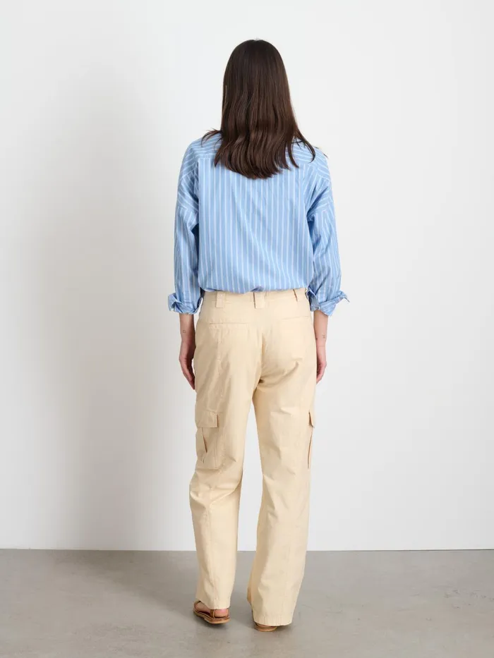 Alex Mill Shirts Tops Women Jo Shirt In Striped Paper Poplin Blue Stripe