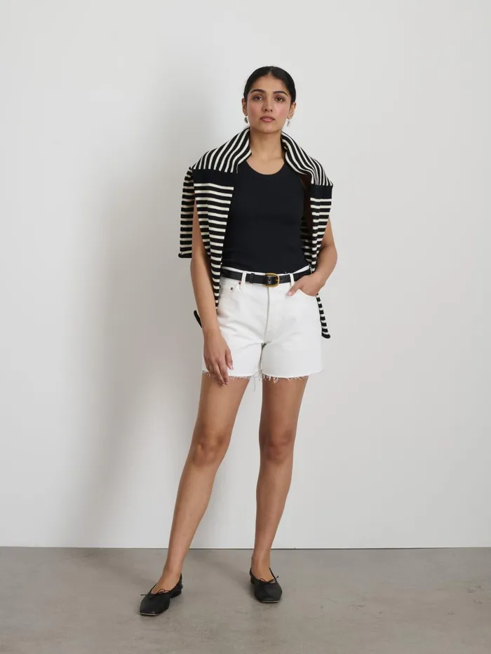 Alex Mill Shorts Women Stella Denim Short Sea Salt
