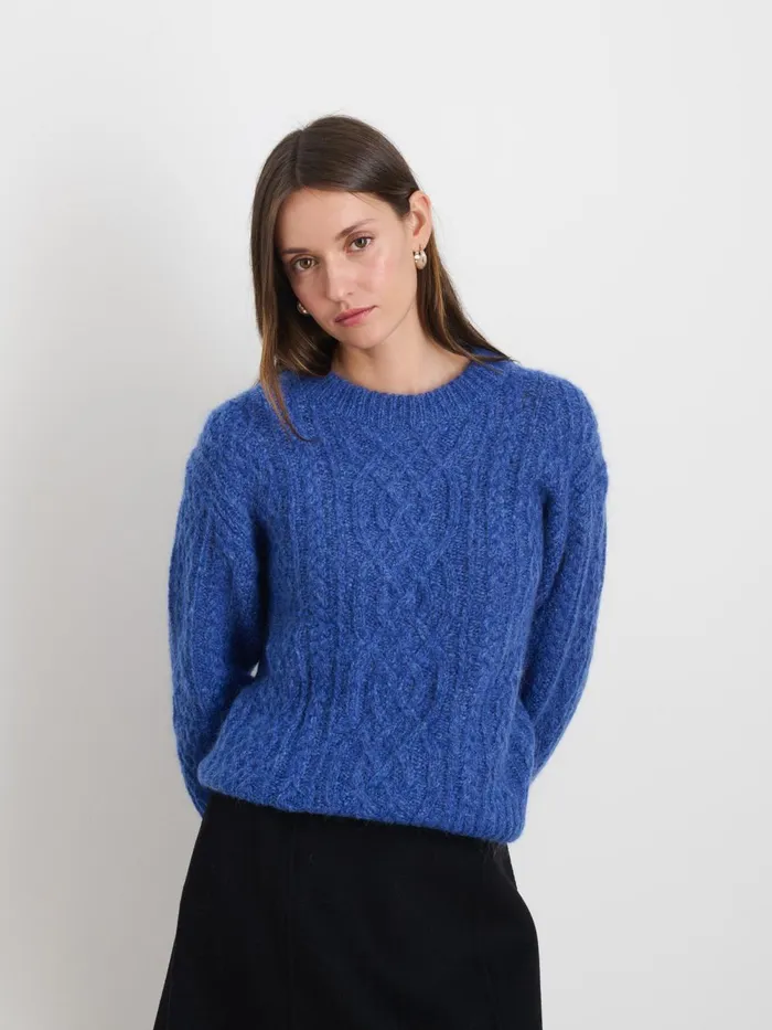 Alex Mill Sweaters Women Catskill Sweater Cobalt Blue
