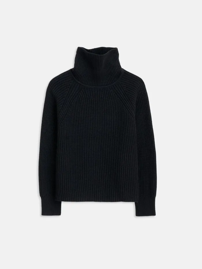 Alex Mill Sweaters Women Chelsea Turtleneck In Cotton Cashmere Black