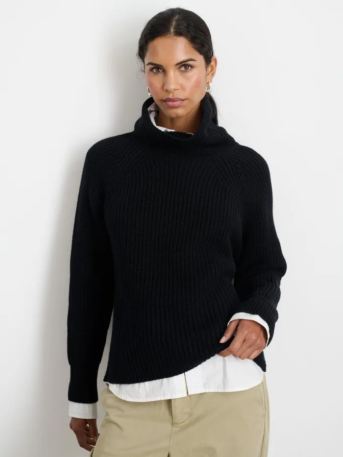 Alex Mill Sweaters Women Chelsea Turtleneck In Cotton Cashmere Black Alex Mill Sweaters Women Chelsea Turtleneck In Cotton Cashmere Black
