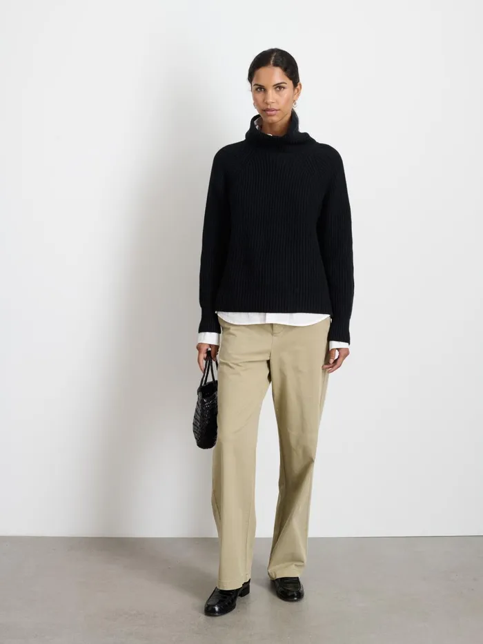 Alex Mill Sweaters Women Chelsea Turtleneck In Cotton Cashmere Black Alex Mill Sweaters Women Chelsea Turtleneck In Cotton Cashmere Black