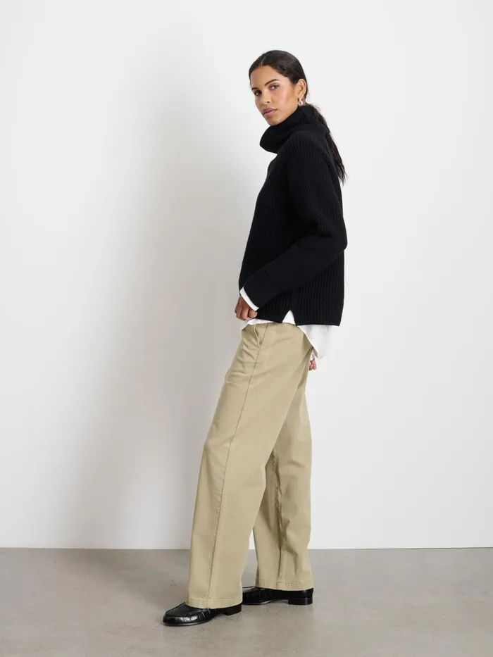 Alex Mill Sweaters Women Chelsea Turtleneck In Cotton Cashmere Black Alex Mill Sweaters Women Chelsea Turtleneck In Cotton Cashmere Black