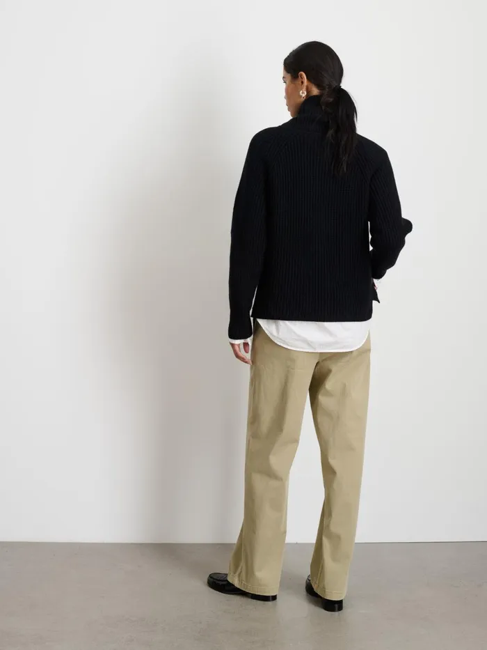 Alex Mill Sweaters Women Chelsea Turtleneck In Cotton Cashmere Black Alex Mill Sweaters Women Chelsea Turtleneck In Cotton Cashmere Black