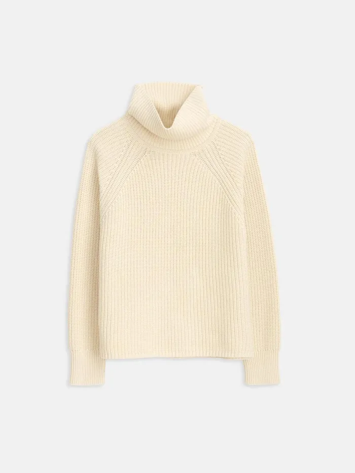 Alex Mill Sweaters Women Chelsea Turtleneck In Cotton Cashmere Cream