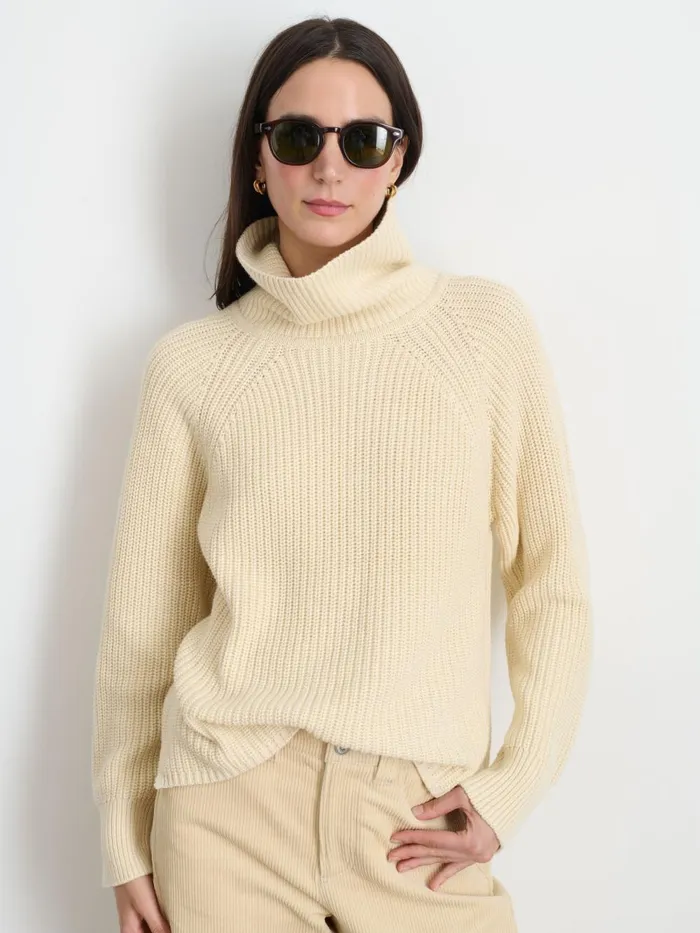 Alex Mill Sweaters Women Chelsea Turtleneck In Cotton Cashmere Cream Alex Mill Sweaters Women Chelsea Turtleneck In Cotton Cashmere Cream
