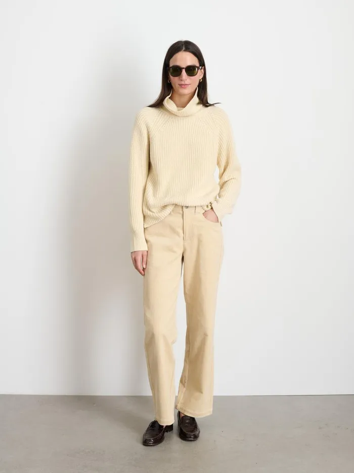 Alex Mill Sweaters Women Chelsea Turtleneck In Cotton Cashmere Cream Alex Mill Sweaters Women Chelsea Turtleneck In Cotton Cashmere Cream