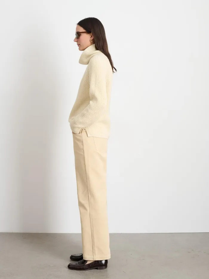 Alex Mill Sweaters Women Chelsea Turtleneck In Cotton Cashmere Cream Alex Mill Sweaters Women Chelsea Turtleneck In Cotton Cashmere Cream