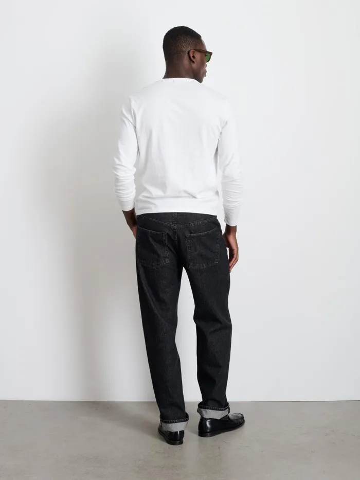 Alex Mill Tees Polos Men Standard LongSleeve TShirt In Slub Cotton White