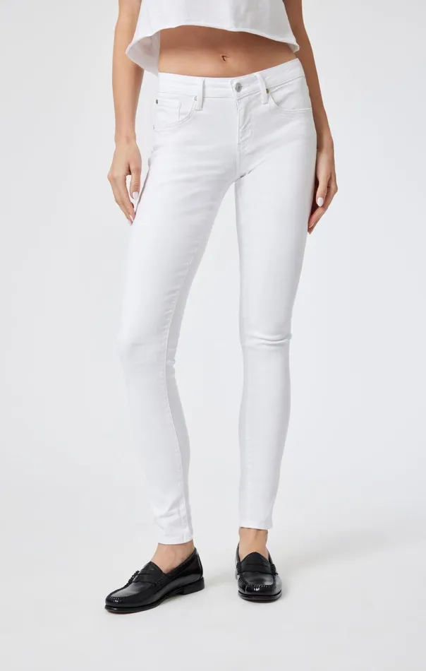 Alexa Skinny In White Feather Blue Women Mavi Jeans Denim Alexa Skinny In White Feather Blue Women Mavi Jeans Denim