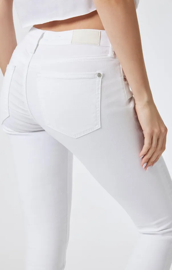 Alexa Skinny In White Feather Blue Women Mavi Jeans Denim Alexa Skinny In White Feather Blue Women Mavi Jeans Denim