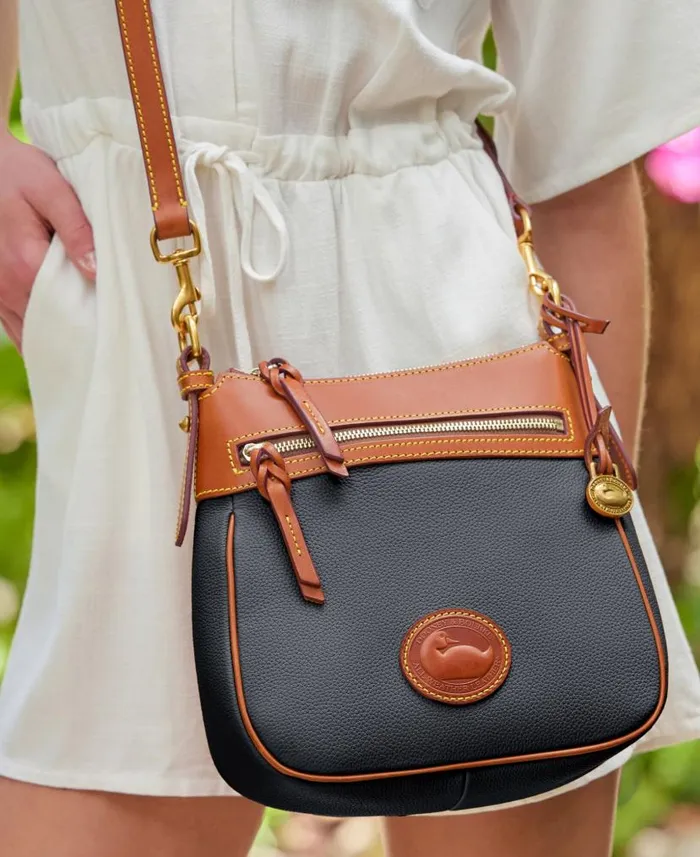 All Weather Leather 30 Zip Top Crossbody 23 Black Woman Dooney and Bourke Crossbodies All Weather Leather 30 Zip Top Crossbody 23 Black Woman Dooney and Bourke Crossbodies