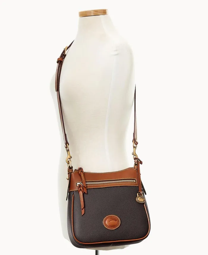All Weather Leather 30 Zip Top Crossbody 23 Black Woman Dooney and Bourke Crossbodies All Weather Leather 30 Zip Top Crossbody 23 Black Woman Dooney and Bourke Crossbodies