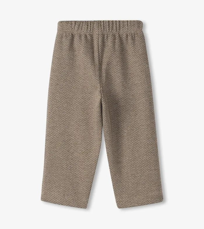 Baby and Toddler Boys Brown Sugar Herringbone Pants Hatley