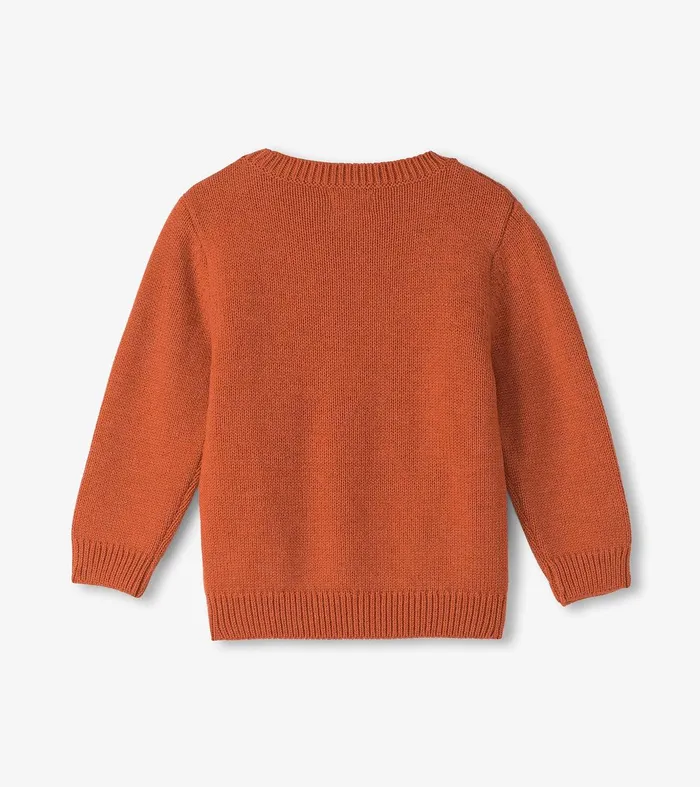 Baby and Toddler Boys Triceratops Crew Neck Knit Sweater Hatley