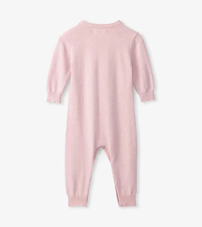 Baby Big Heart Sweater Onesie Hatley