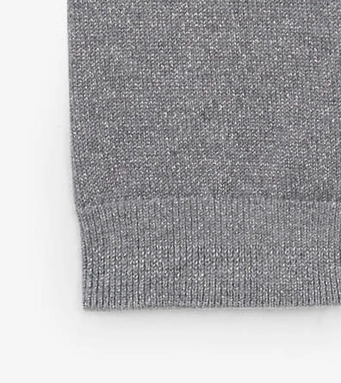 Baby Silver Glitter Cable Knit Leggings Hatley