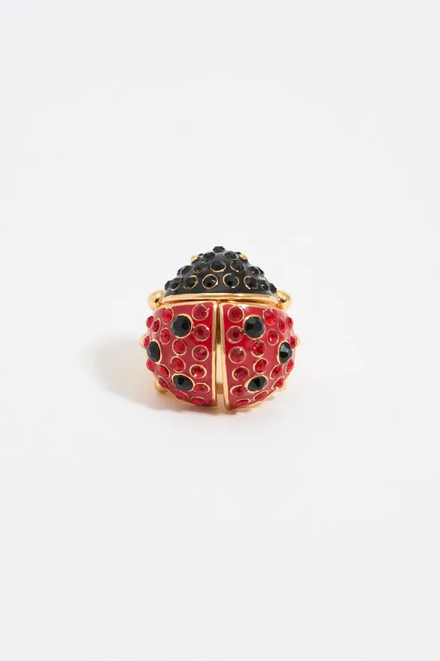 Bague Coccinelle Cristaux Rouge Red Women Bimba Y Lola Rings Bague Coccinelle Cristaux Rouge Red Women Bimba Y Lola Rings