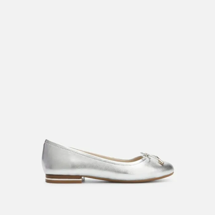 Balance Metallic Ballet Flat Platinum Women Kenneth Cole Flats