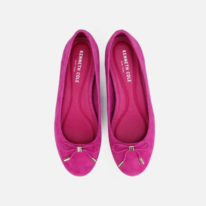 Balance Suede Ballet Flat Magenta Women Kenneth Cole Flats
