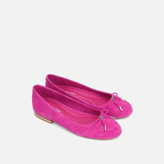 Balance Suede Ballet Flat Magenta Women Kenneth Cole Flats